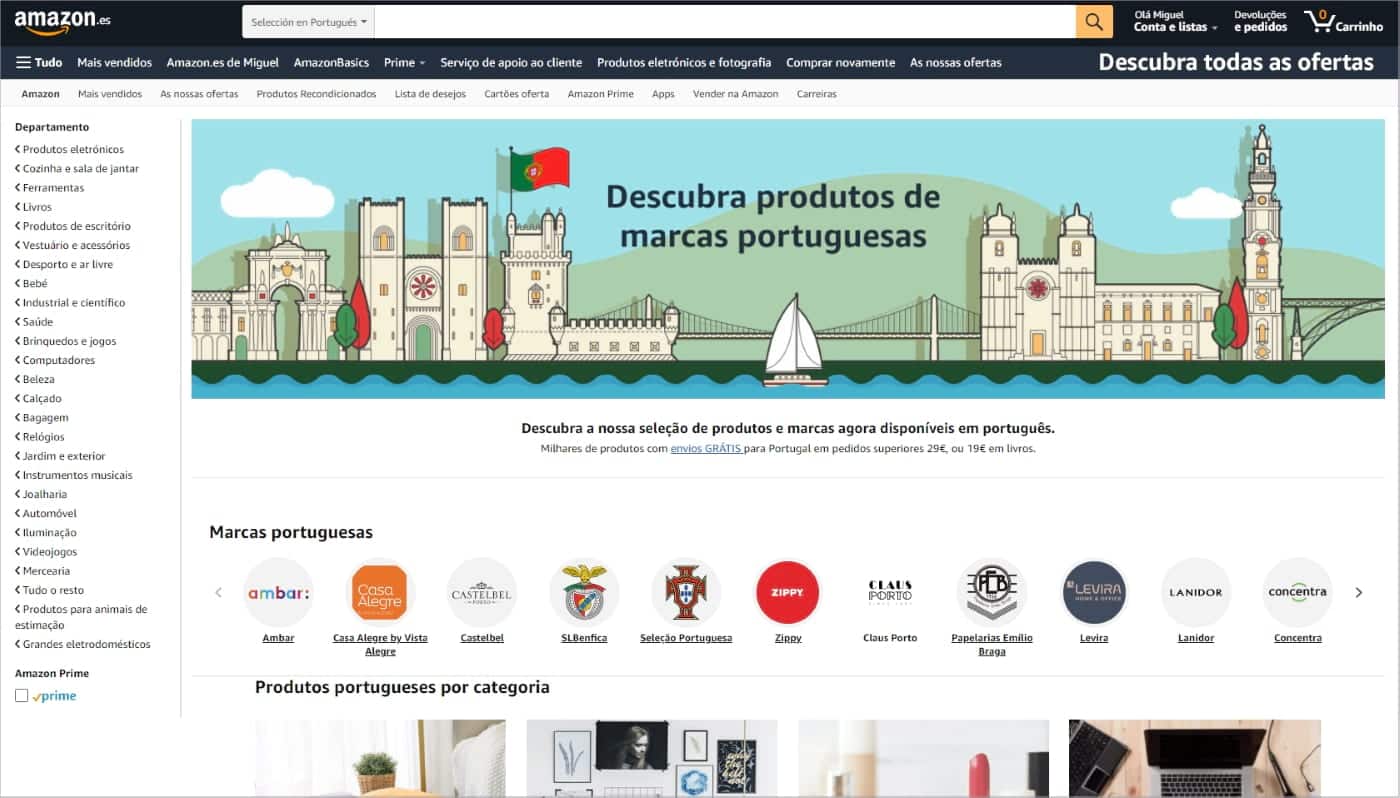 Amazon - Produtos Portugueses