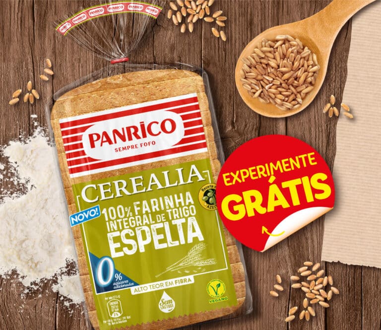 Experimente Grátis: Panrico Cerealia 100% Farinha Espelta