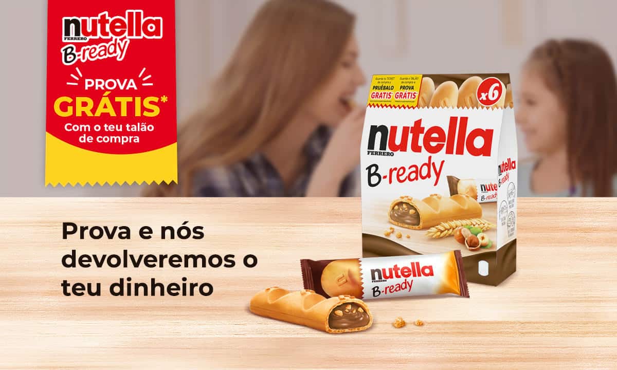 Experimente Grátis: Nutella B-ready