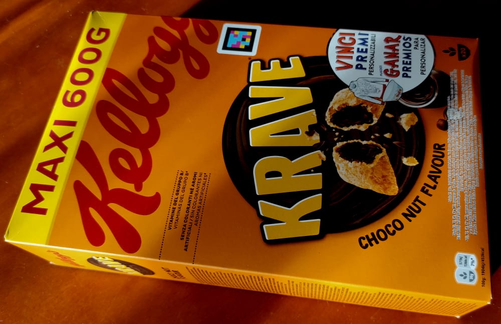 Cereais Kellogg's Krave Choco Nut de 600g