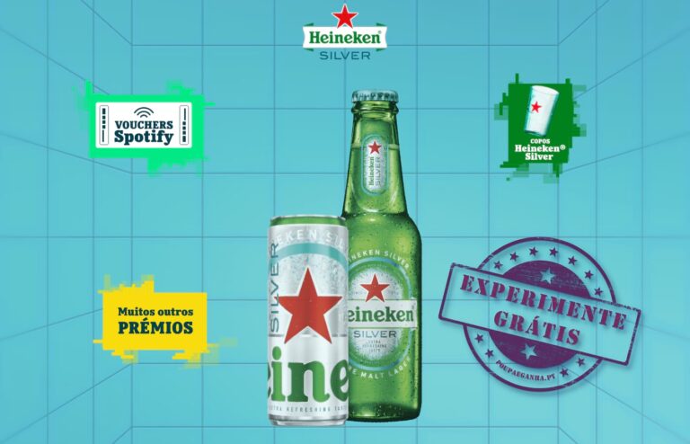 Experimente Grátis: Cerveja Heineken Silver
