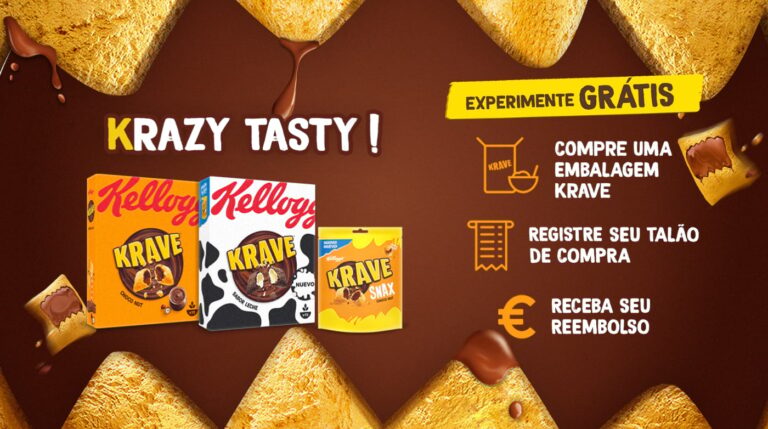 Experimente Grátis: Cereais e Snacks Kellogg’s Krave