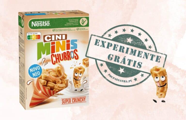 Experimente Grátis: Cereais Cini Minis Churros