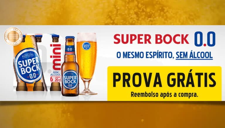 Experimente Grátis Super Bock sem Álcool