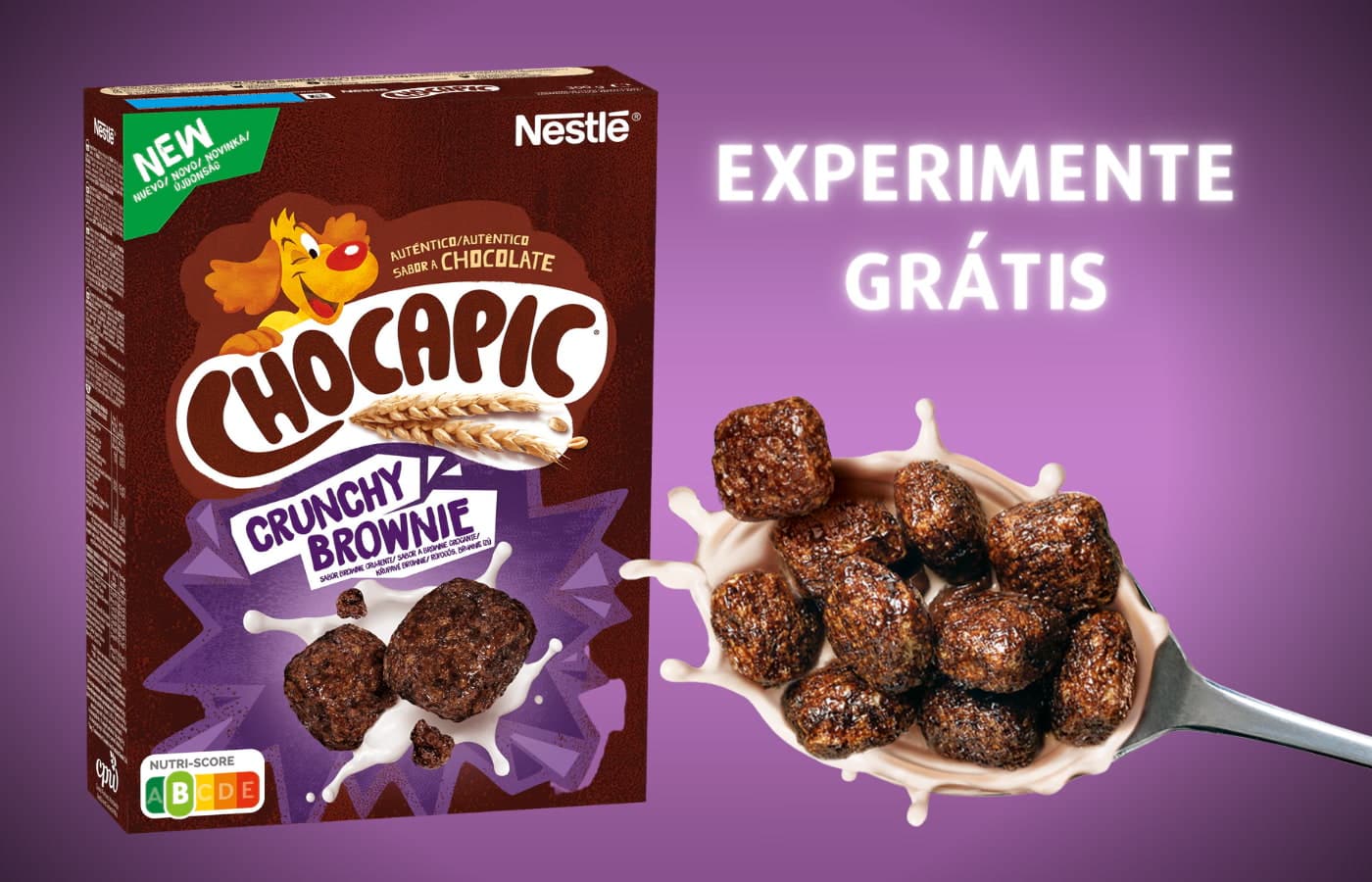 Experimente Grátis Chocapic Crunchy Brownie