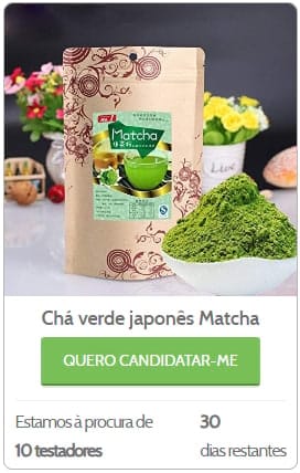 Experimente grátis o chá verde japonês Matcha