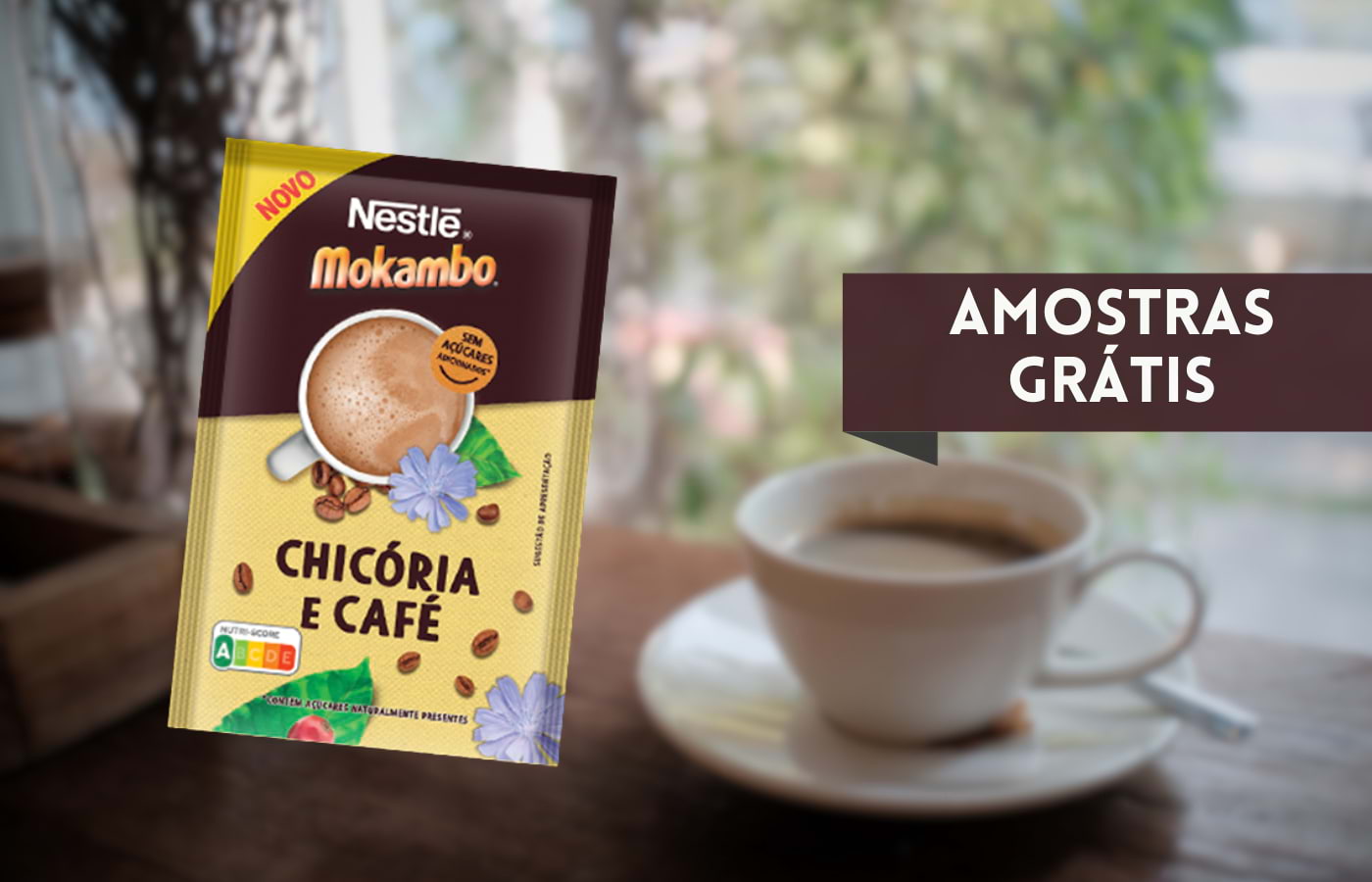 Amostras grátis de Mokambo Chicória e Café
