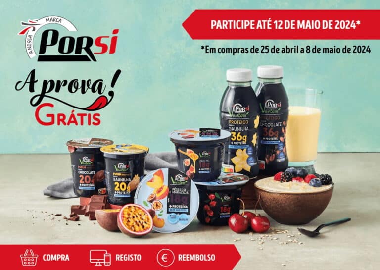 Experimente Grátis: 7 produtos da marca PorSi dos supermercados Intermarché