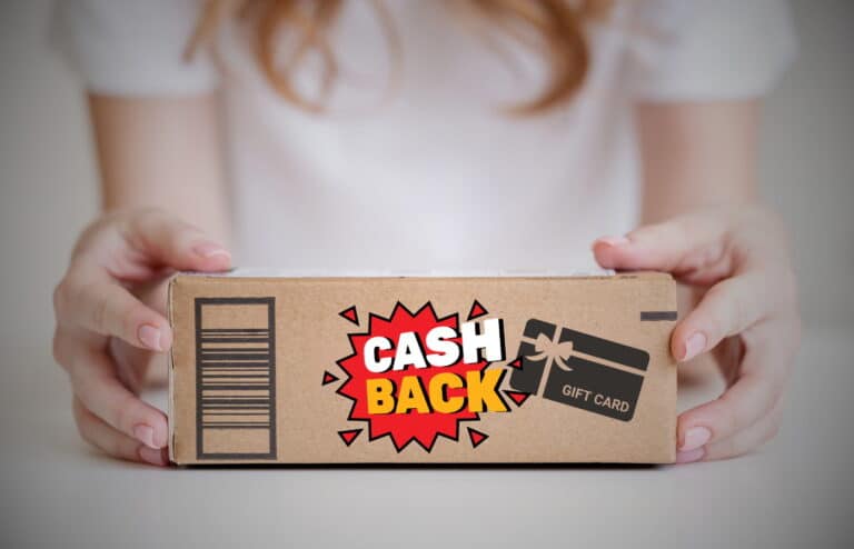 Cashback na compra de gift cards