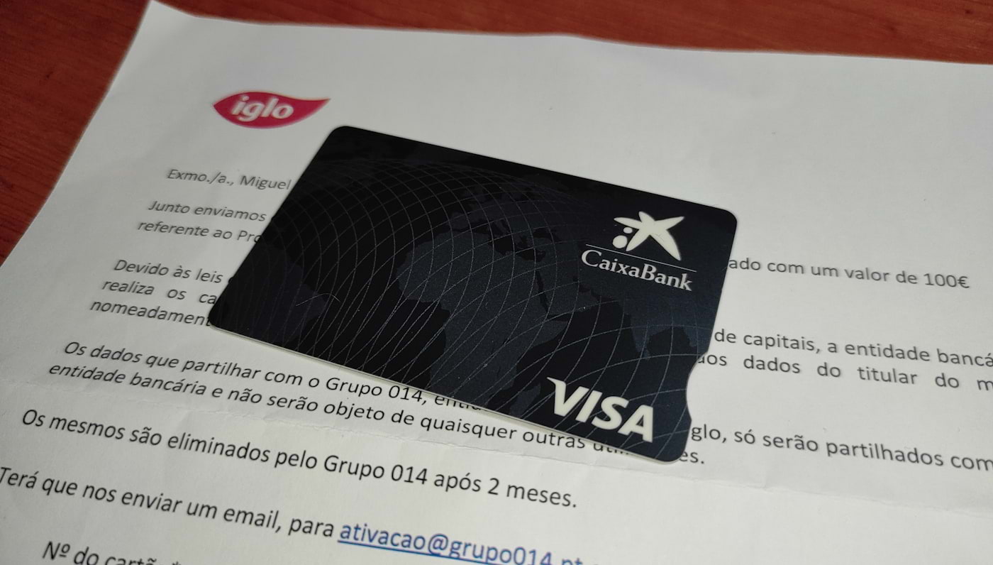 Prémio Iglo - Cartão Visa