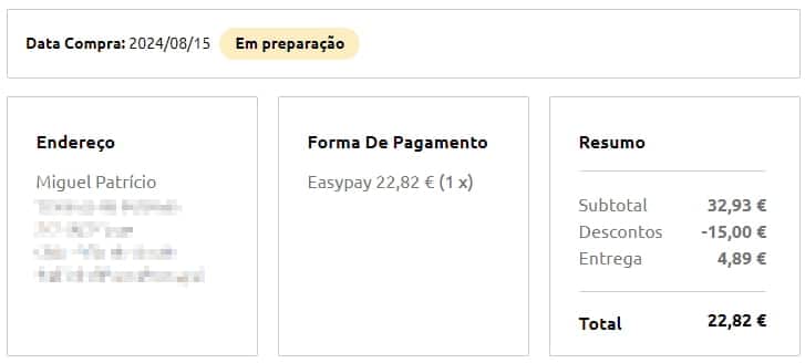 Encomenda no Marketplace da Médis