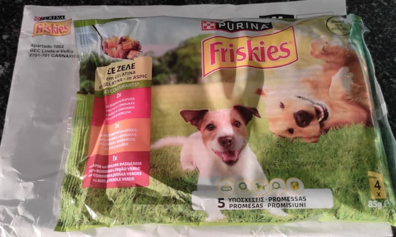 Amostra grátis de comida húmida Friskies para cão