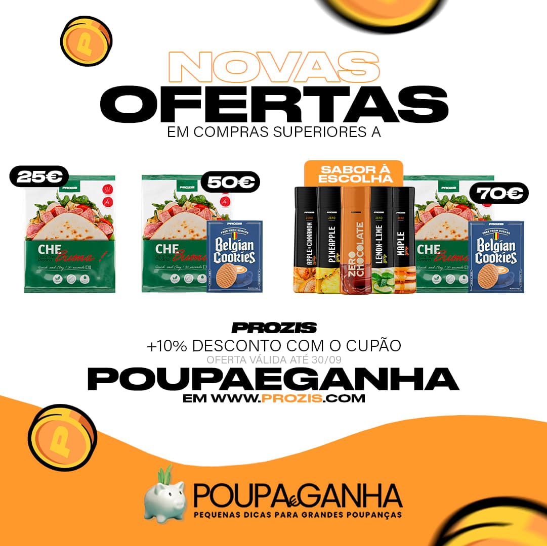 Ofertas de Setembro da Prozis