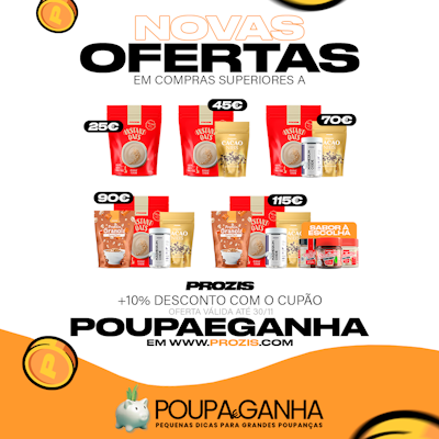 Ofertas de Novembro da Prozis