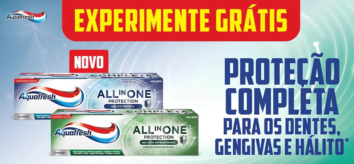 Experimente Grátis - Aquafresh