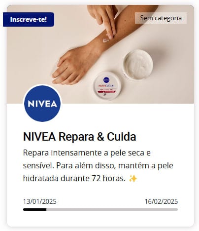 Projeto trnd - NIVEA Repara e Cuida