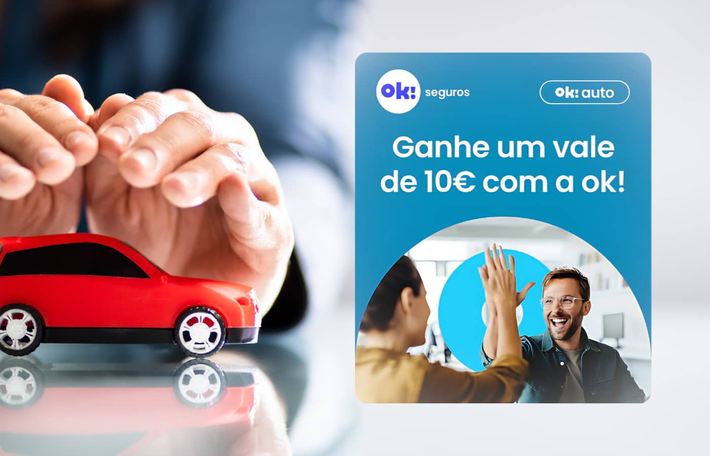 ok! seguros - campanha de oferta de vale