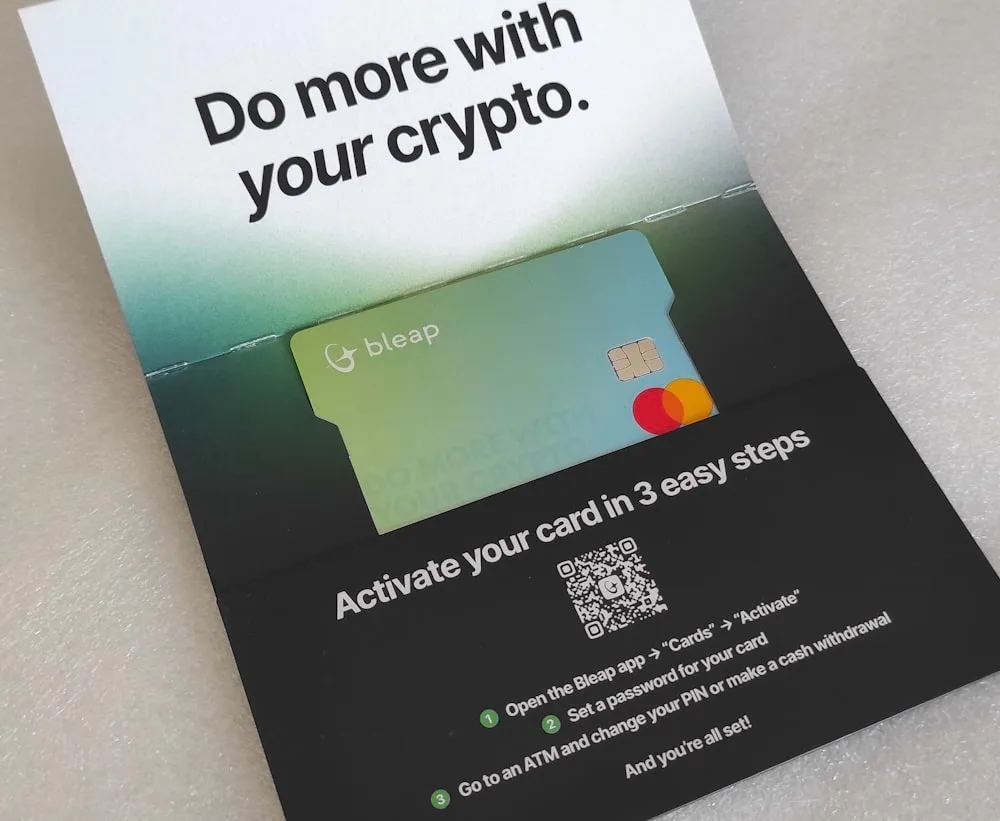 Bleap Mastercard: O cartão cripto com 2% de cashback e zero taxas!