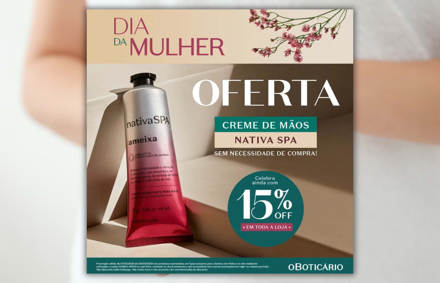 O Boticário - Oferta do Dia da Mulher