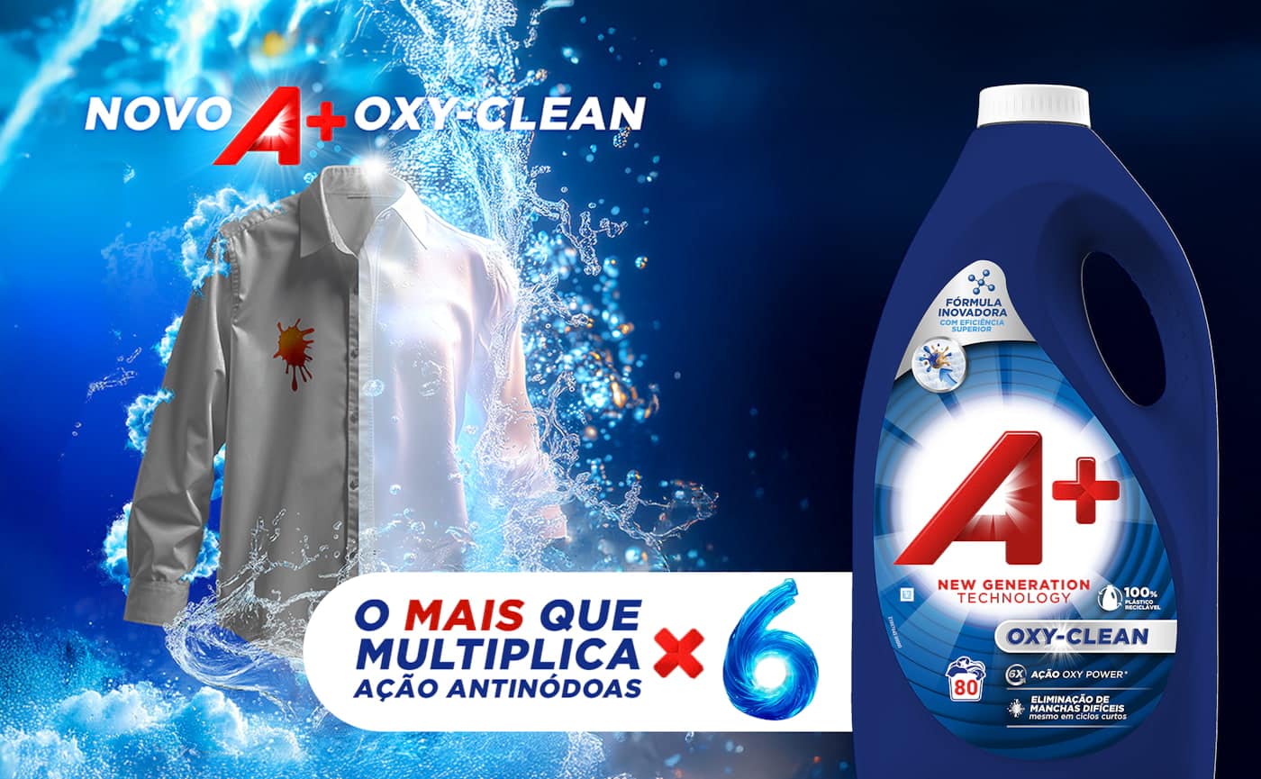 Detergente A+ Oxy Clean