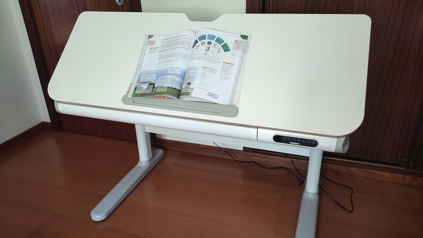 FlexiSpot - Secretária SD8 - Tampo levantado