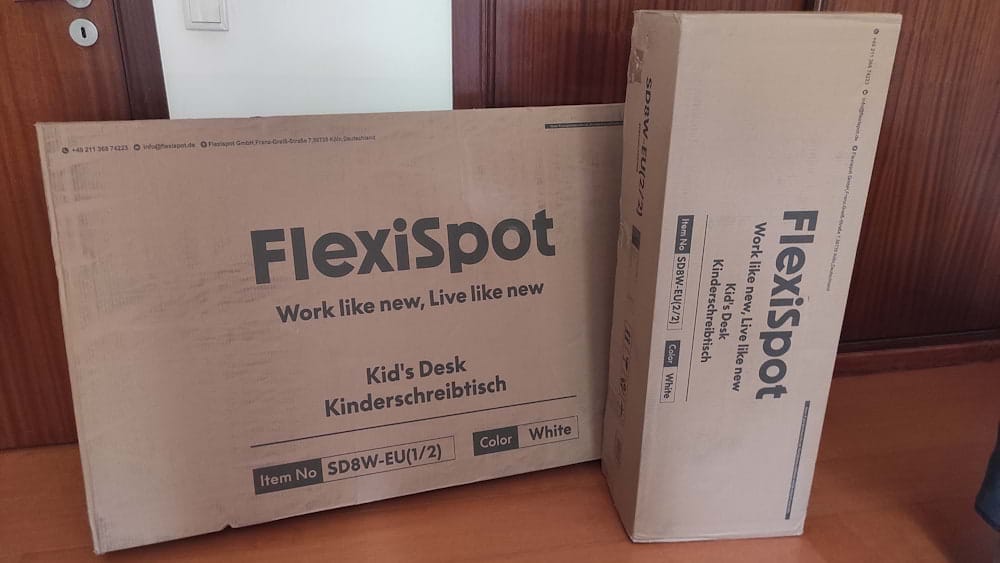 FlexiSpot - Secretária SD8 - Caixas