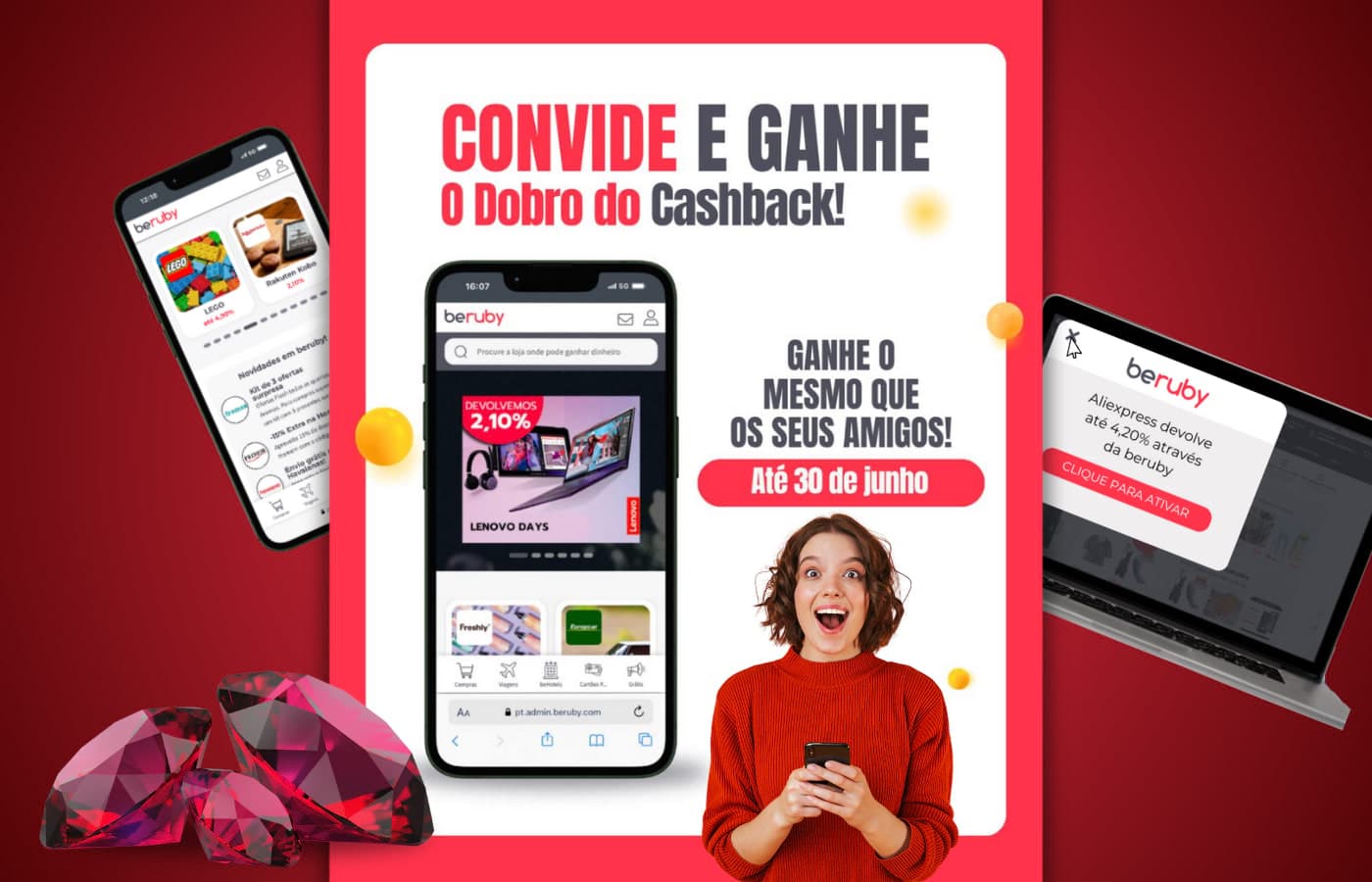 Beruby - Campanha de Convites