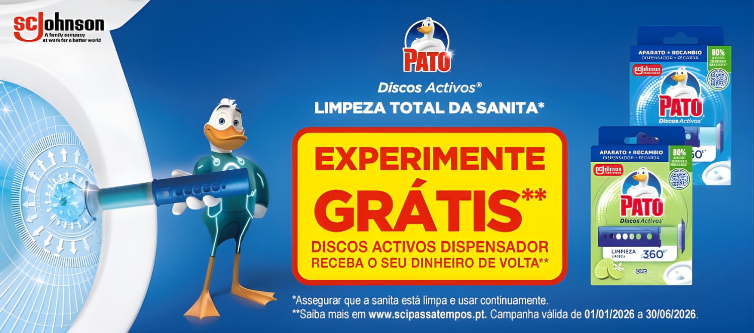 Grátis - Dispensador Pato Discos Ativos