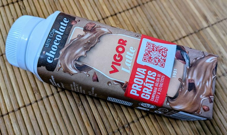 Experimente Grátis - Leite com Chocolate - Vigor Latte