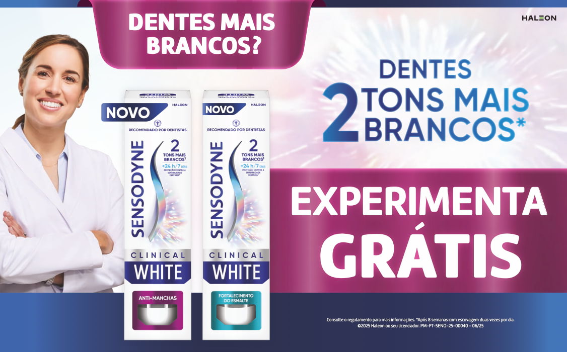 Sensodyne Clinical White - Experimente Grátis