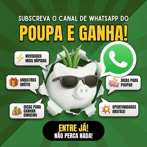Subscrever WhatsApp do Poupa e Ganha