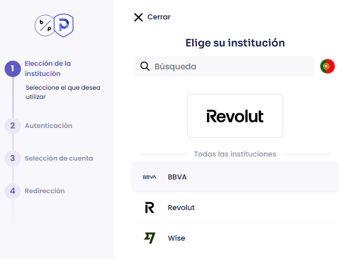 Bestprice - Escolha da instituição para receber o saldo acumulado
