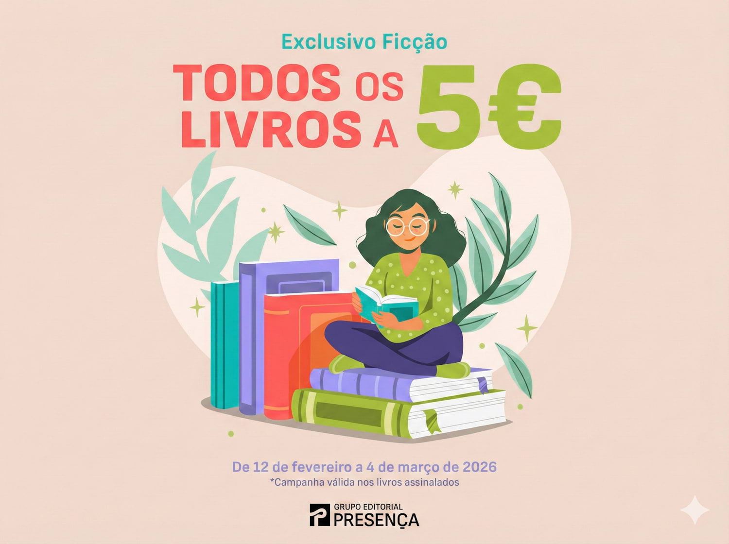 Editorial Presença - Livros de ficção por apenas 5€