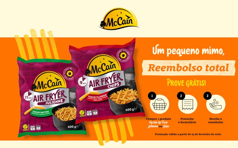 Prove Grátis: Batatas McCain Airfryer Chips e McCain Airfryer Julienne
