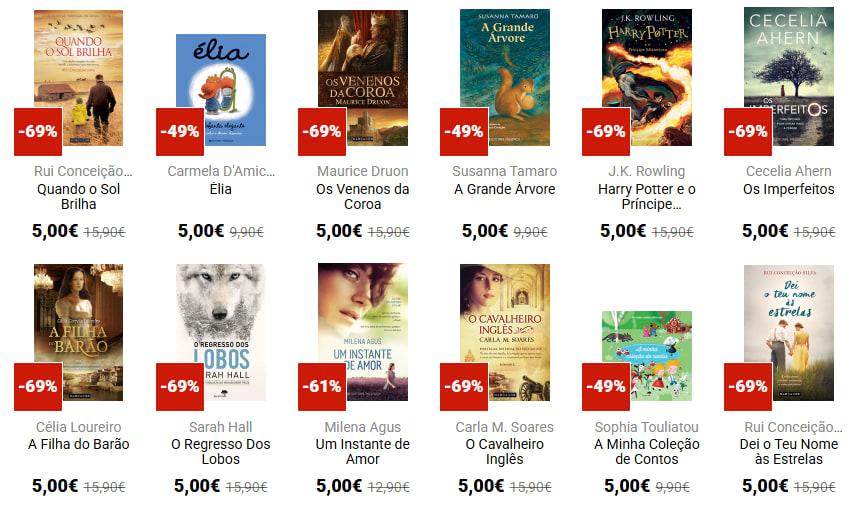Livros a 5€