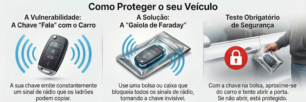 Como proteger o carro de um relay attack