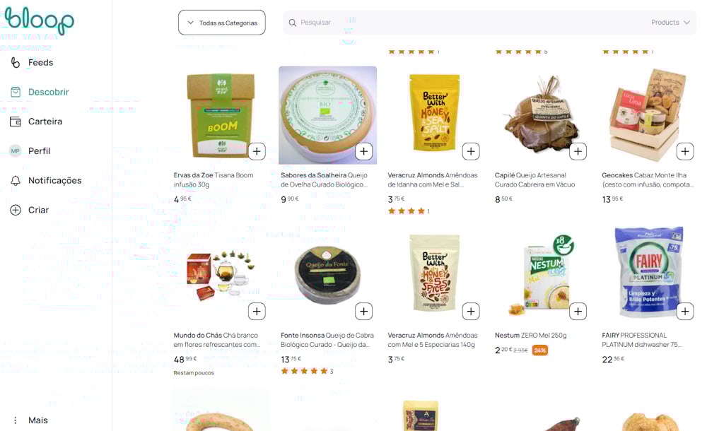 Bloop - Produtos de mercearia