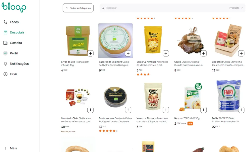Bloop - Produtos de mercearia