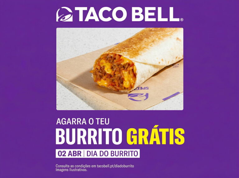 Burrito grátis na Taco Bell - 2026