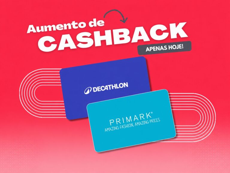 Beruby - Cashback Extra em Cartões Presente Primark e Decathlon