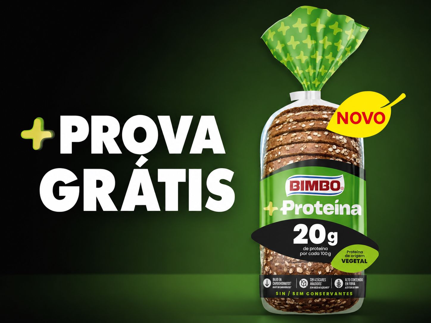 Experimente Grátis - Pão Bimbo +Proteína