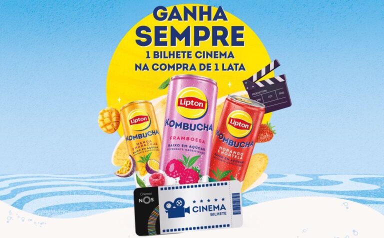 Lipton Kombucha - Oferta de bilhetes de cinema