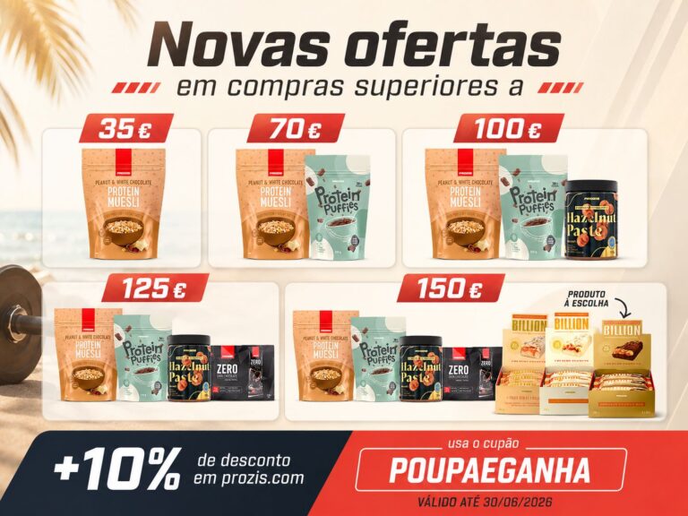 Prozis - Ofertas de Junho de 2026