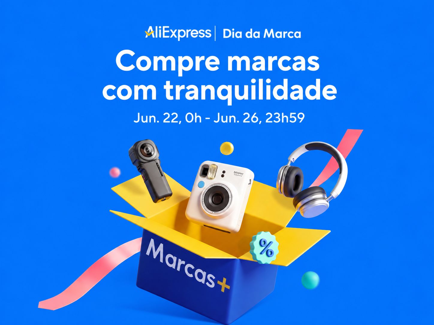 Códigos promocionais AliExpress Brand Day