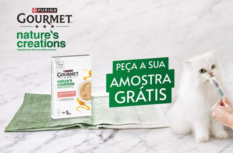 Amostra grátis de GOURMET Nature’s Creation Puré para gato