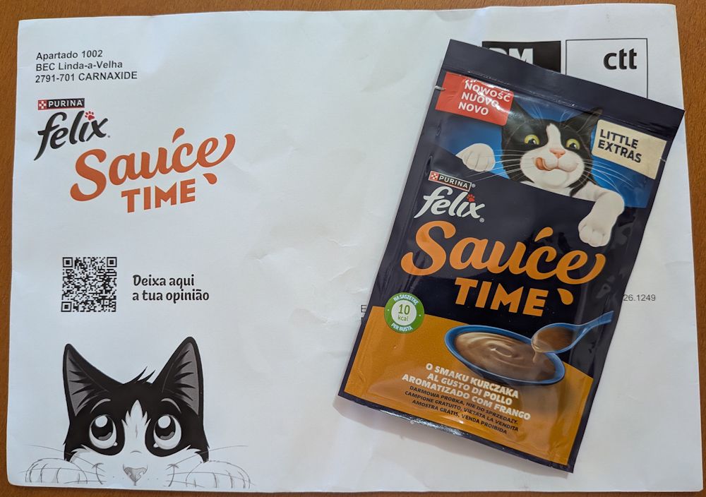 Amostra grátis de FELIX Sauce Time