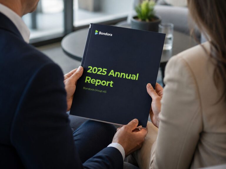Relatório anual de 2025 da Bondora, documento com resultados financeiros do grupo e dados do Go & Grow
