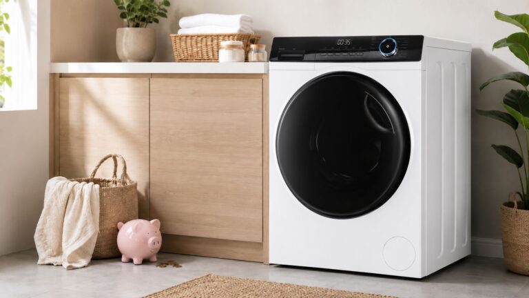 Máquina de lavar e secar Haier comprada no outlet da Worten