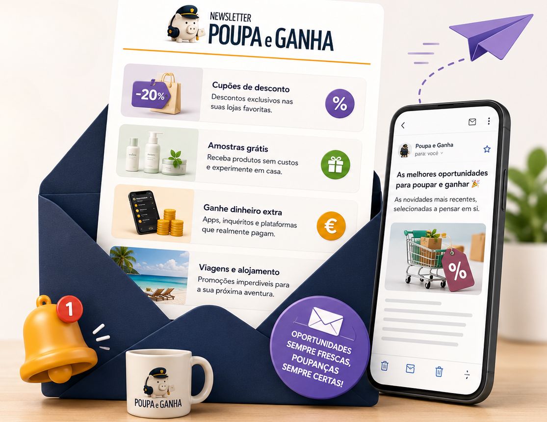 Newsletters - Poupa e Ganha