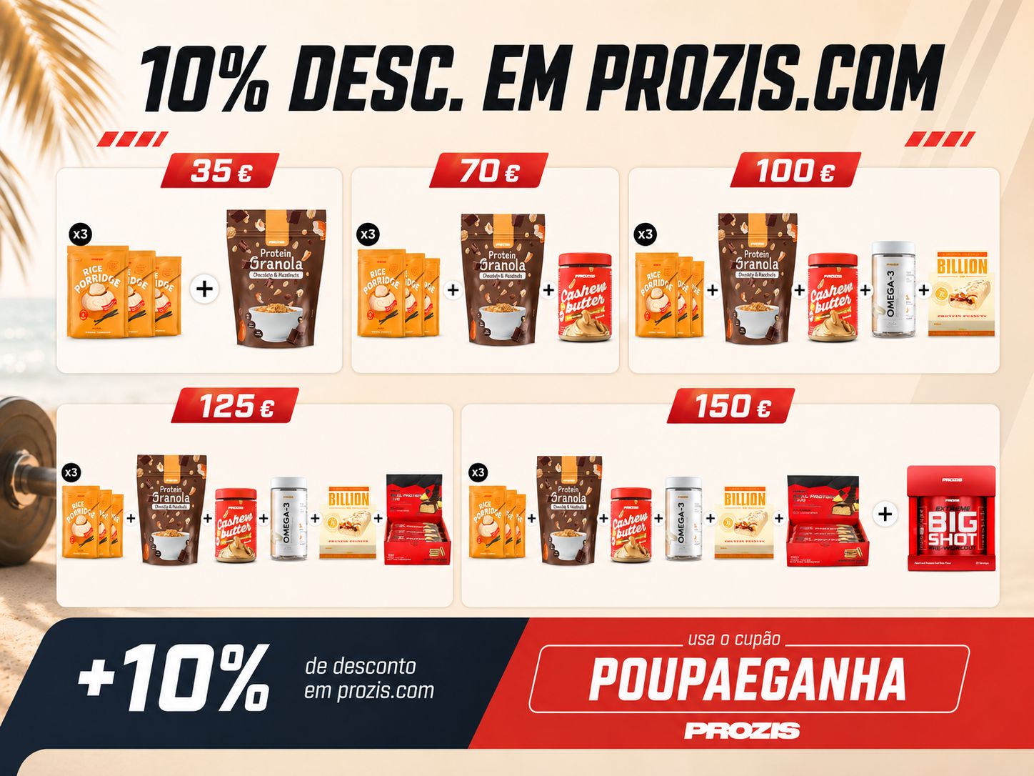 Prozis - Ofertas de Agosto de 2026